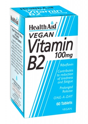 Health Aid Vitamin B2 (Riboflavin) 60 tabs